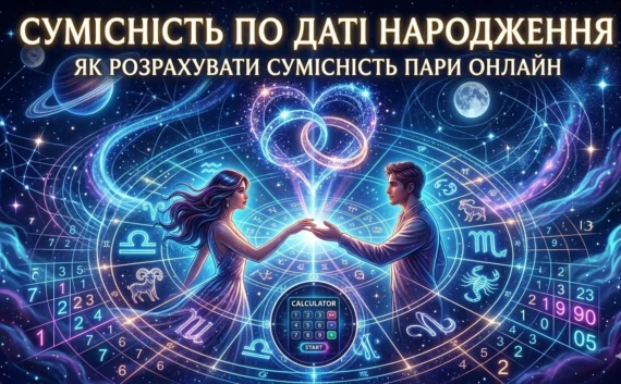 Нумерологія, астрологія, аналіз дат народження та імен – все це плюс калькулятори сумісності у нашій статті