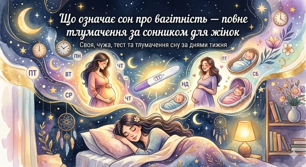 Ілюстрований огляд тлумачення сну про вагітність за сонником