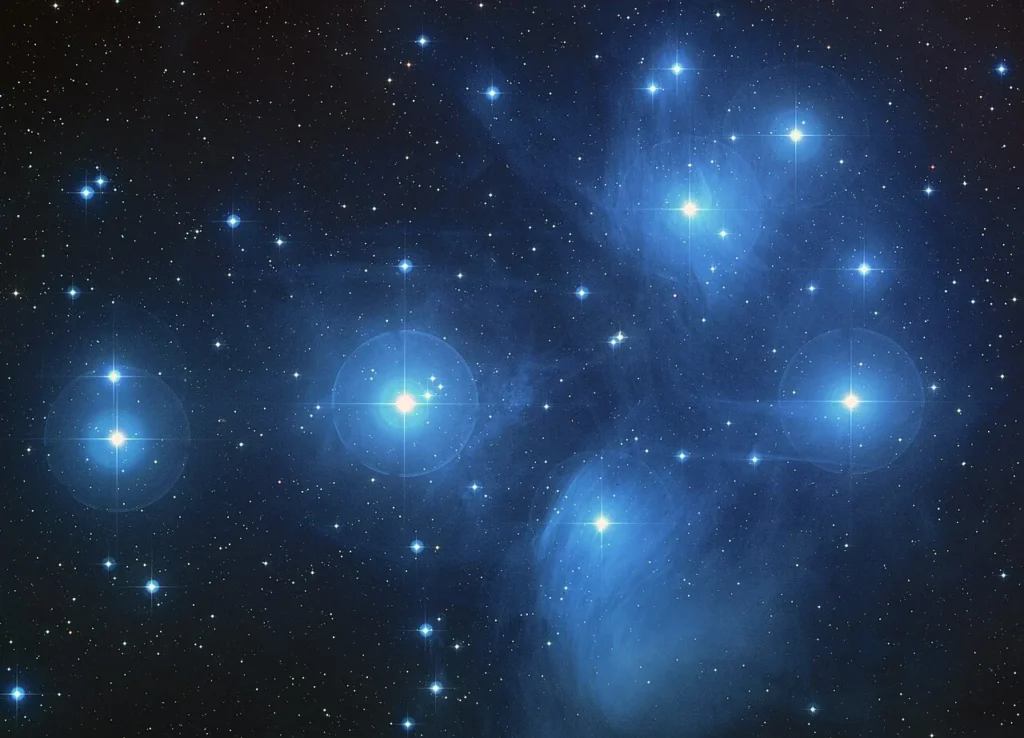 Яскраві зірки в небі