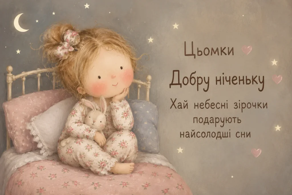 Затишний вечір в ляльковому ліжку