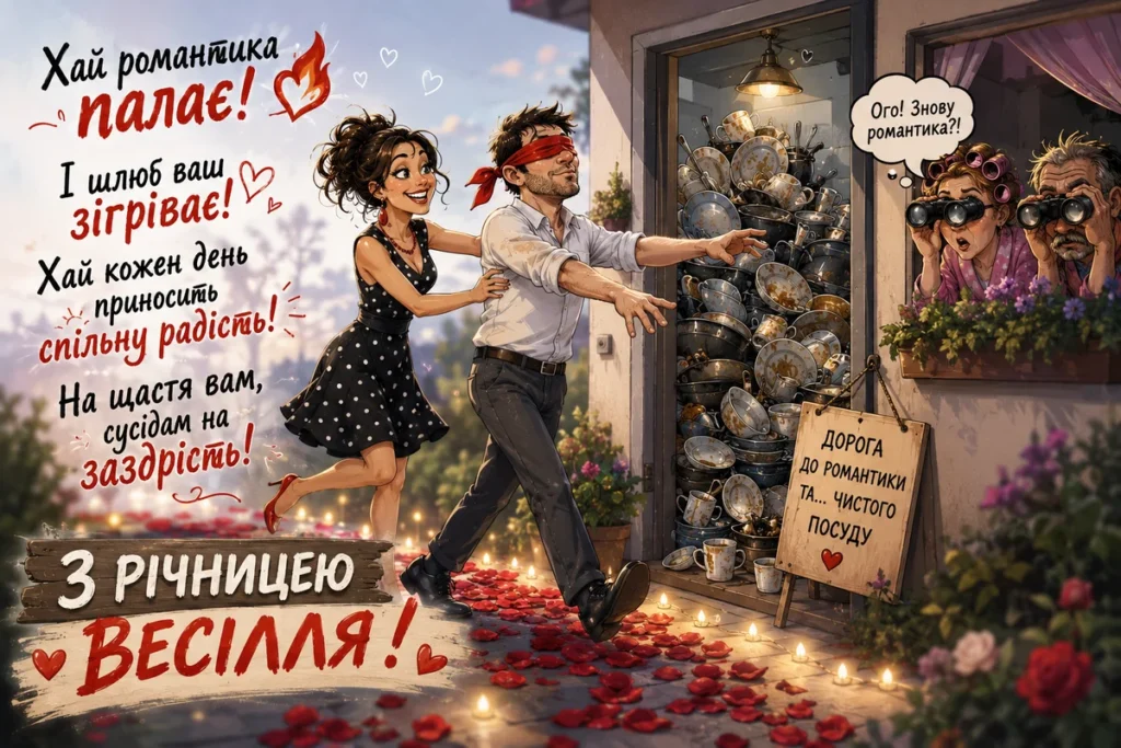 Черговий романтичний сюрприз для чоловіка