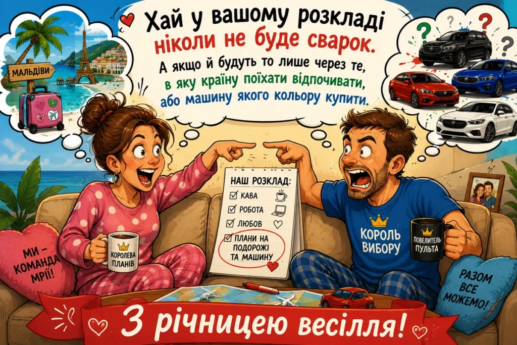 Розклад щасливого подружжя