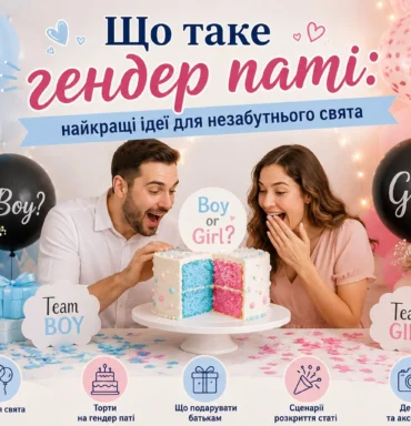 Торт, кульки, кольоровий дим, хлопавки – гендер паті перетворює відкриття таємниці про стать дитини на справжнє шоу