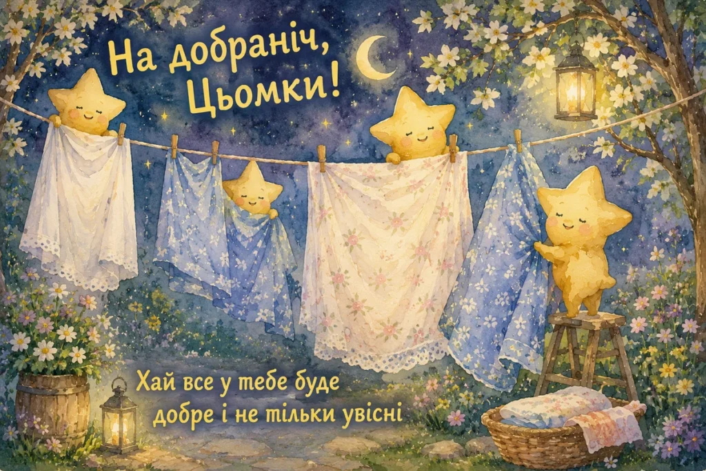 Зорі готують чарівні покривала для сну