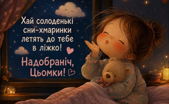 Ніжні цьомки на ніч для коханих